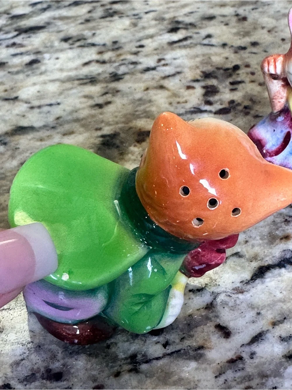1950 Japan piggyback Cat Salt & Pepper